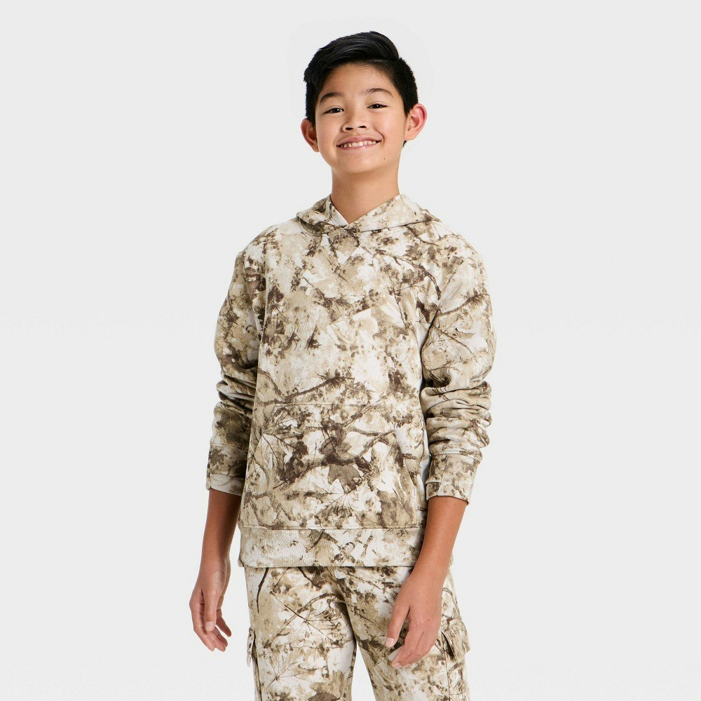 All In Motion Boys' Fleece Pullover Hoodie: $15