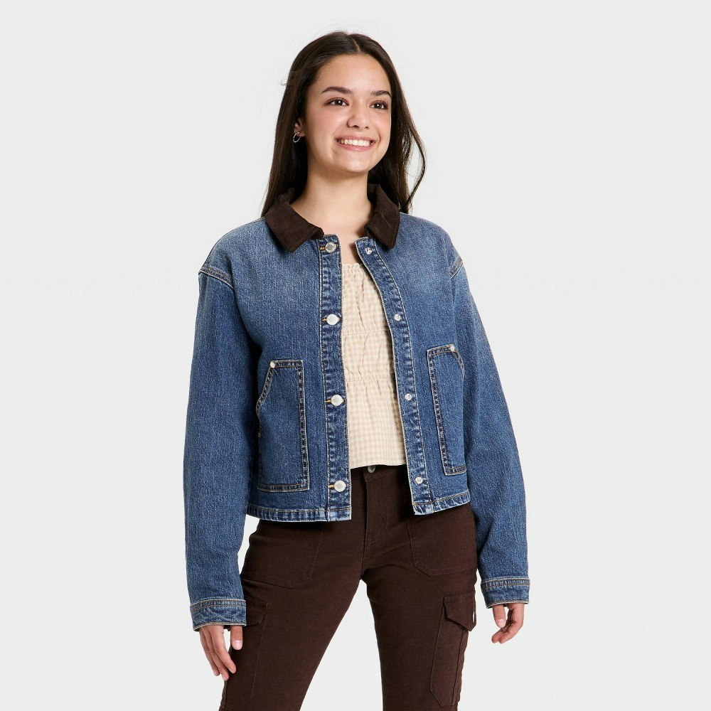 Art Class Girls' Denim Barn Jacket: $32 Art Class Girls' Denim Barn Jacket: $32