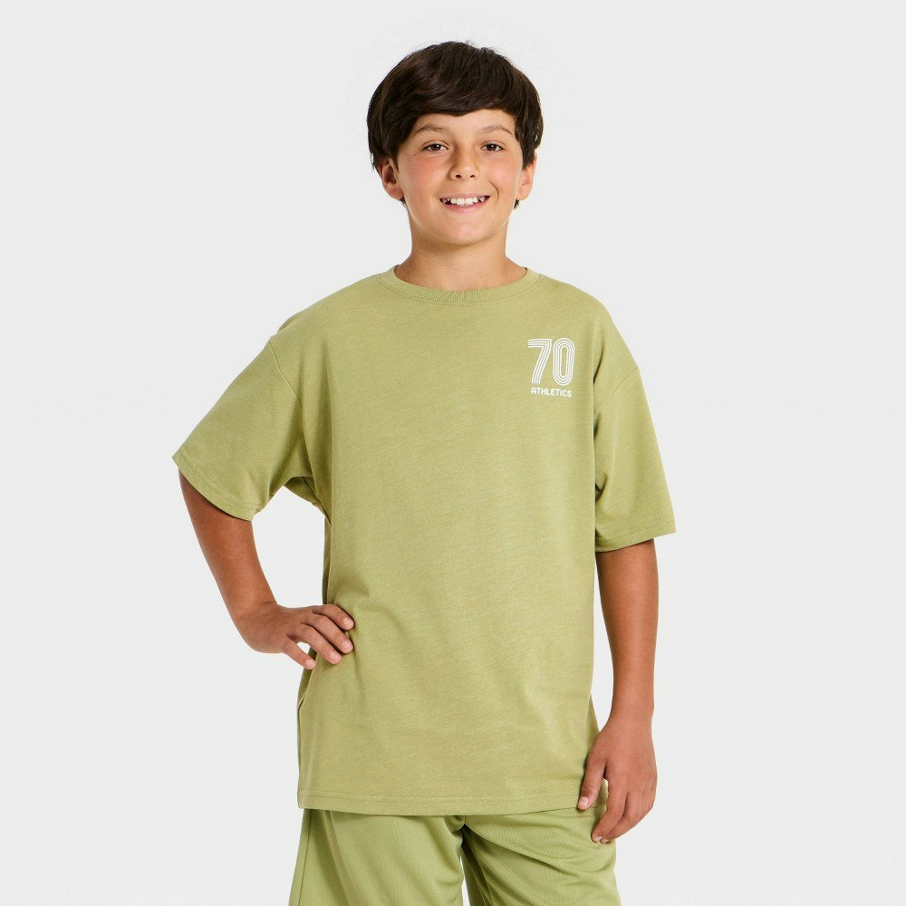 All in Motion Boys' Cotton Blend Active T-Shirt: $12 All in Motion Boys' Cotton Blend Active T-Shirt: $12