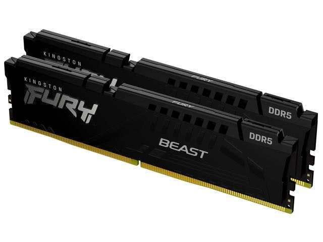 Kingston Fury Beast 64GB DDR5 6400MT/s Desktop Memory 2-Pack: $899.99 Kingston Fury Beast 64GB DDR5 6400MT/s Desktop Memory 2-Pack: $899.99