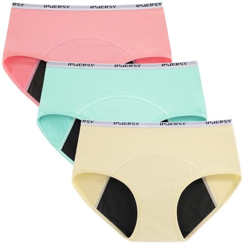 Innersy Girls' Leak-Proof Period Underwear 3-Pack: $17.99 Innersy Girls' Leak-Proof Period Underwear 3-Pack: $17.99
