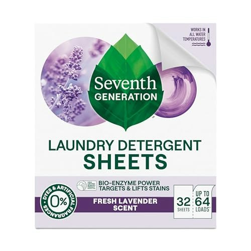 Seventh Generation Lavender Laundry Sheets 32-Count: $4.84 Seventh Generation Lavender Laundry Sheets 32-Count: $4.84
