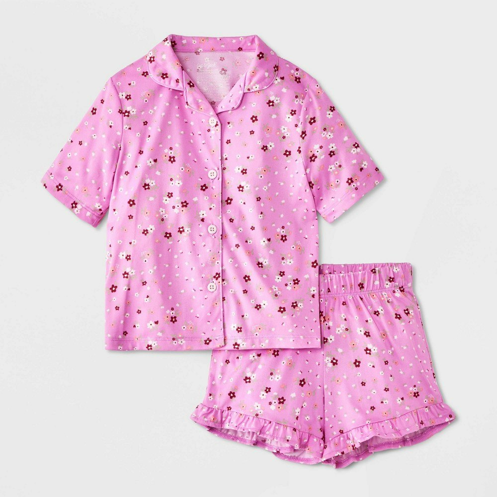 Cat & Jack Toddler Girls' 2-Piece Floral Pajama Set: $14