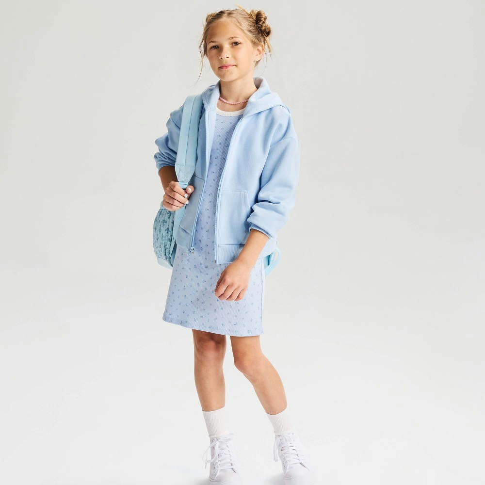 Cat & Jack Girls' Fleece Zip-Up Hoodie: $12 Cat & Jack Girls' Fleece Zip-Up Hoodie: $12