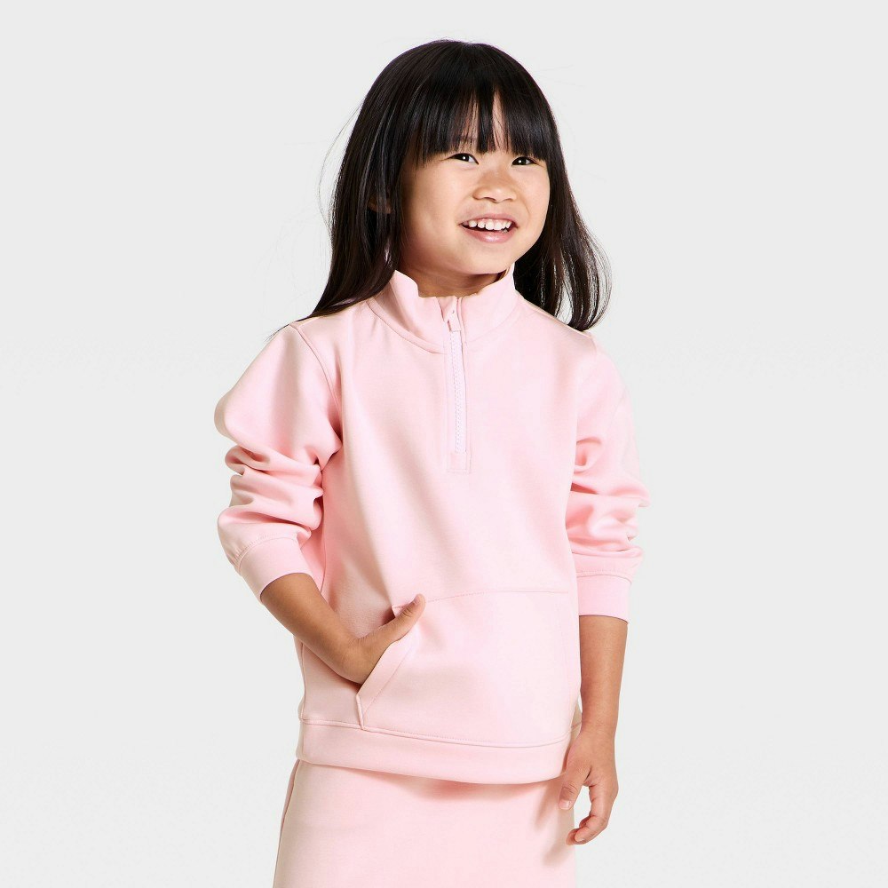All in Motion Toddler Girls' 1/2 Zip Pullover Sweatshirt 2T: $20 All in Motion Toddler Girls' 1/2 Zip Pullover Sweatshirt 2T: $20