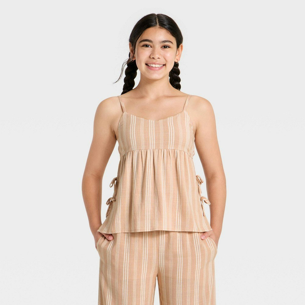 Girls' Art Class Striped Woven Cami: $15 Girls' Art Class Striped Woven Cami: $15