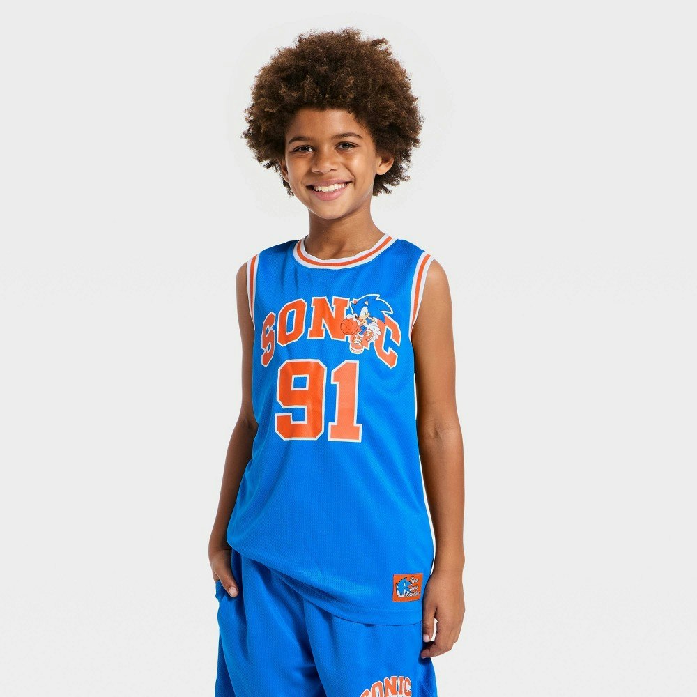 Sonic the Hedgehog Boys' Basketball Jersey: $15 Sonic the Hedgehog Boys' Basketball Jersey: $15