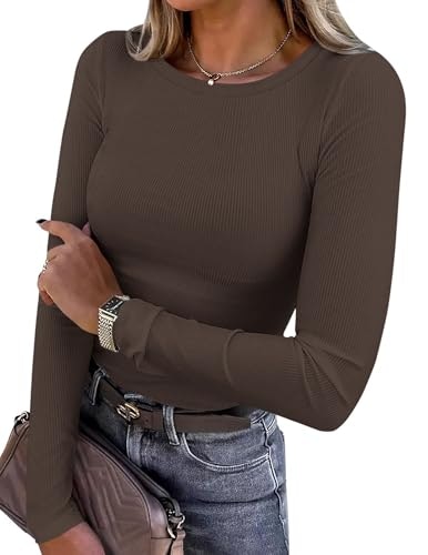 Prettygarden Women's Long Sleeve Basic Tee: $9.49 Prettygarden Women's Long Sleeve Basic Tee: $9.49