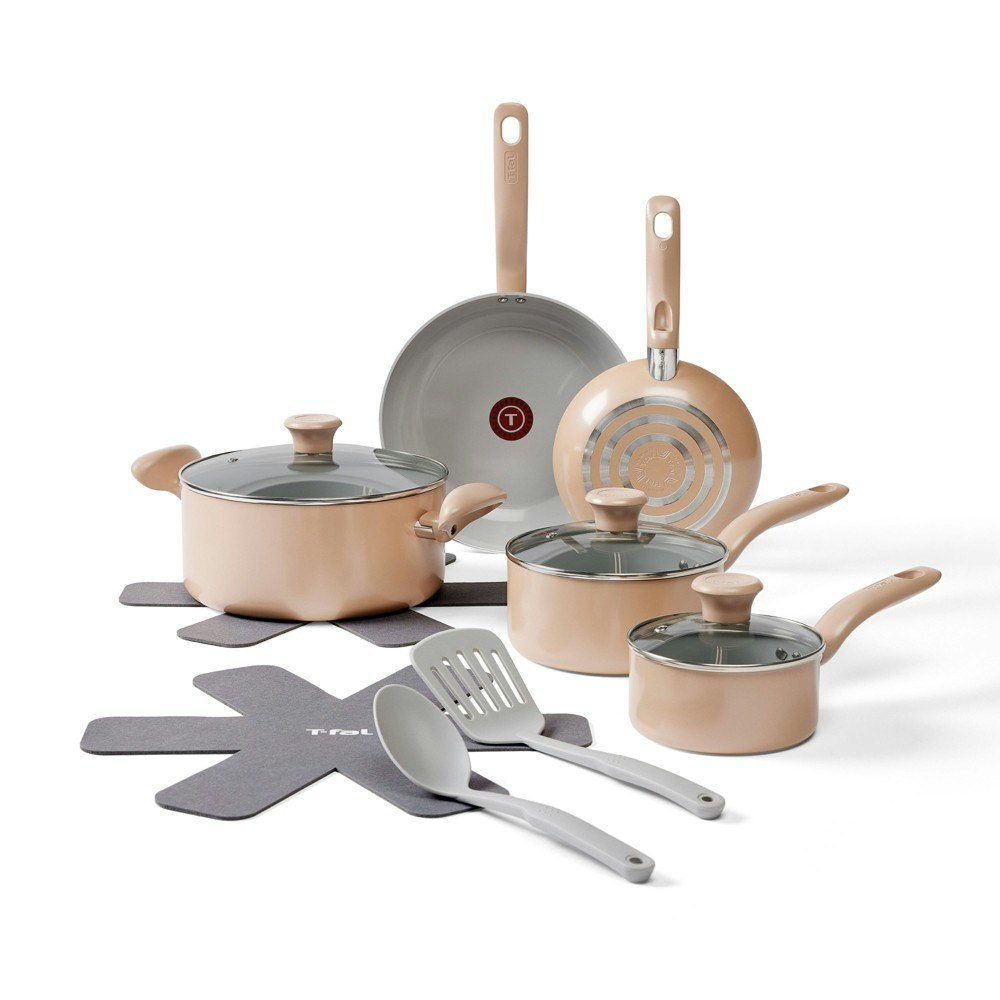 T-Fal Simply Cook 12-Piece Ceramic Cookware Set: $99.99