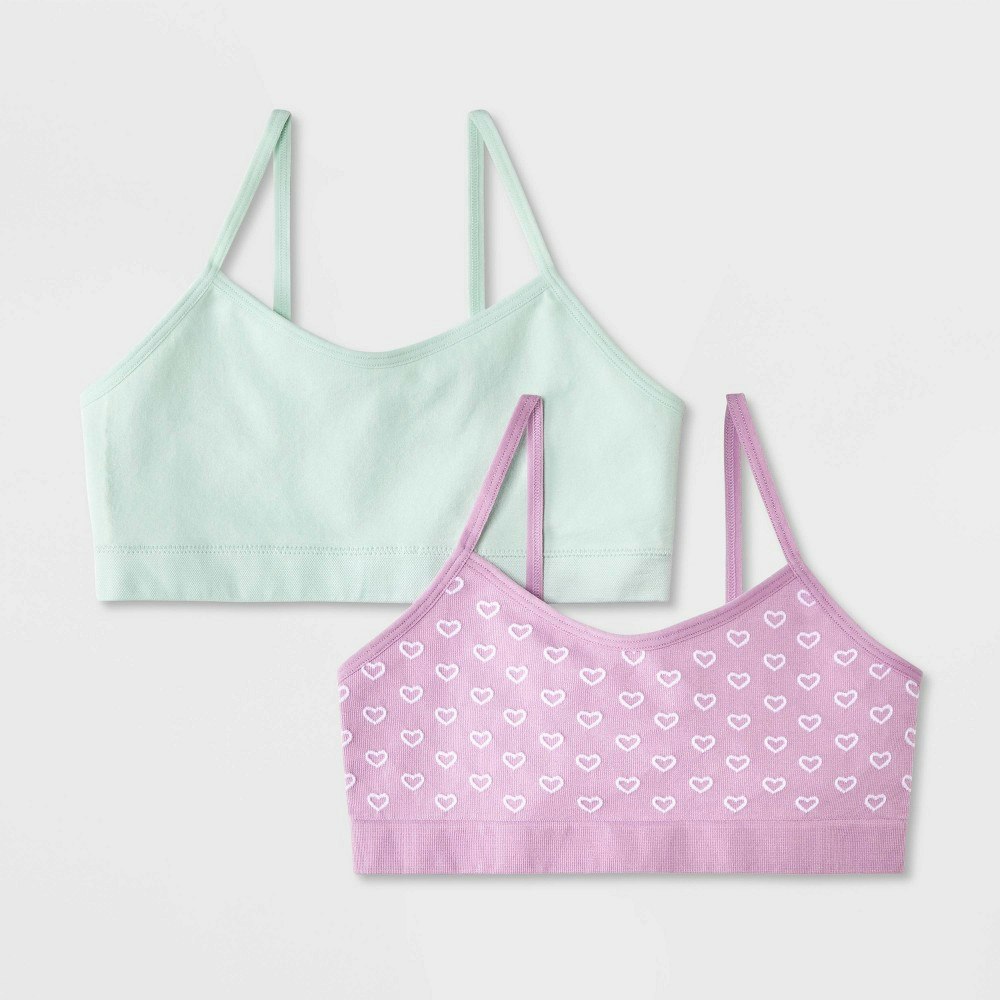 Cat & Jack Girls' Seamless Bralette 2-Pack: $10 Cat & Jack Girls' Seamless Bralette 2-Pack: $10