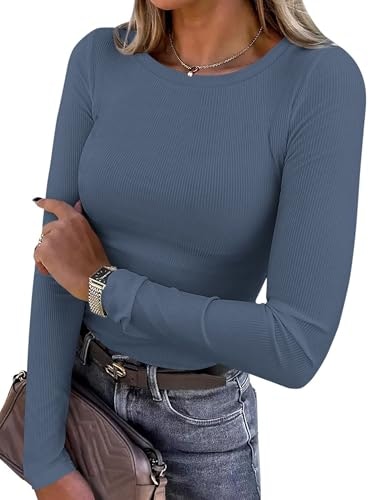 Prettygarden Women's Long Sleeve Basic Tee: $9.49