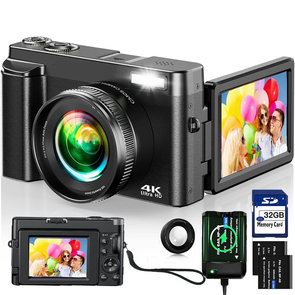 Actitop 4K 48MP Digital Vlogging Camera: $59.94 Actitop 4K 48MP Digital Vlogging Camera: $59.94