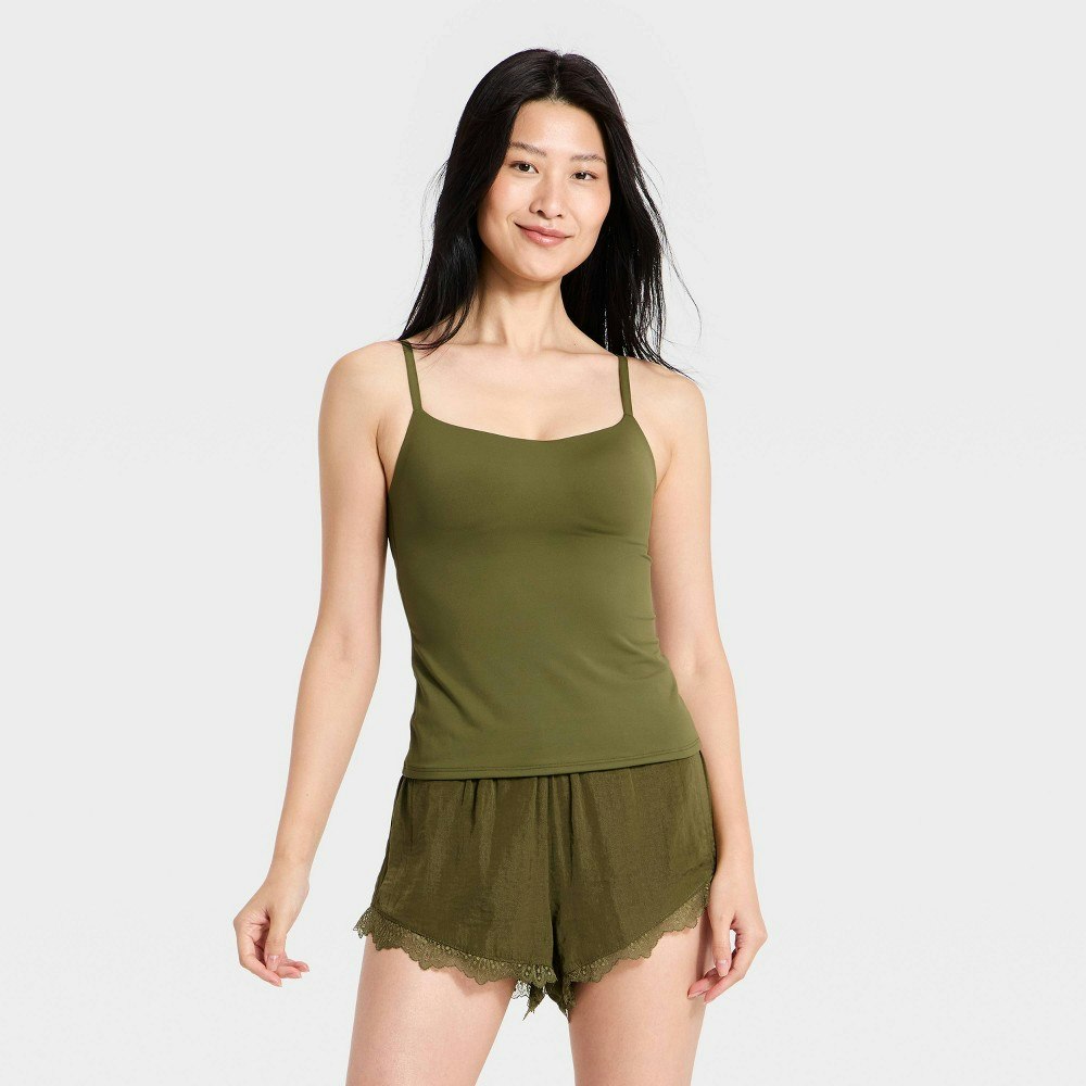 Auden Women's Luxe Smooth Lightly Lined Scoop Bra Cami: $25