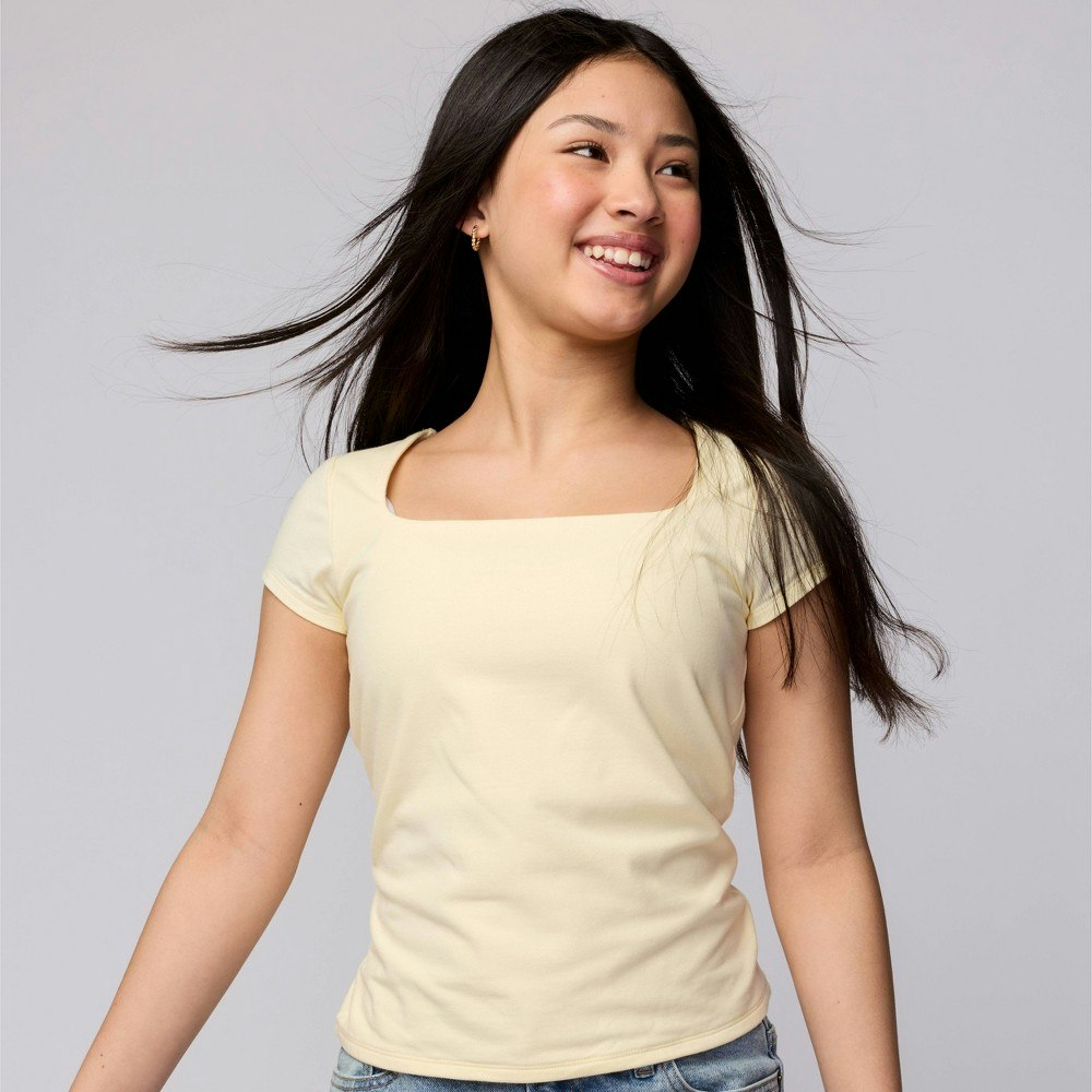 Pacsun Girls' Square Neck Knit Top: $15 Pacsun Girls' Square Neck Knit Top: $15