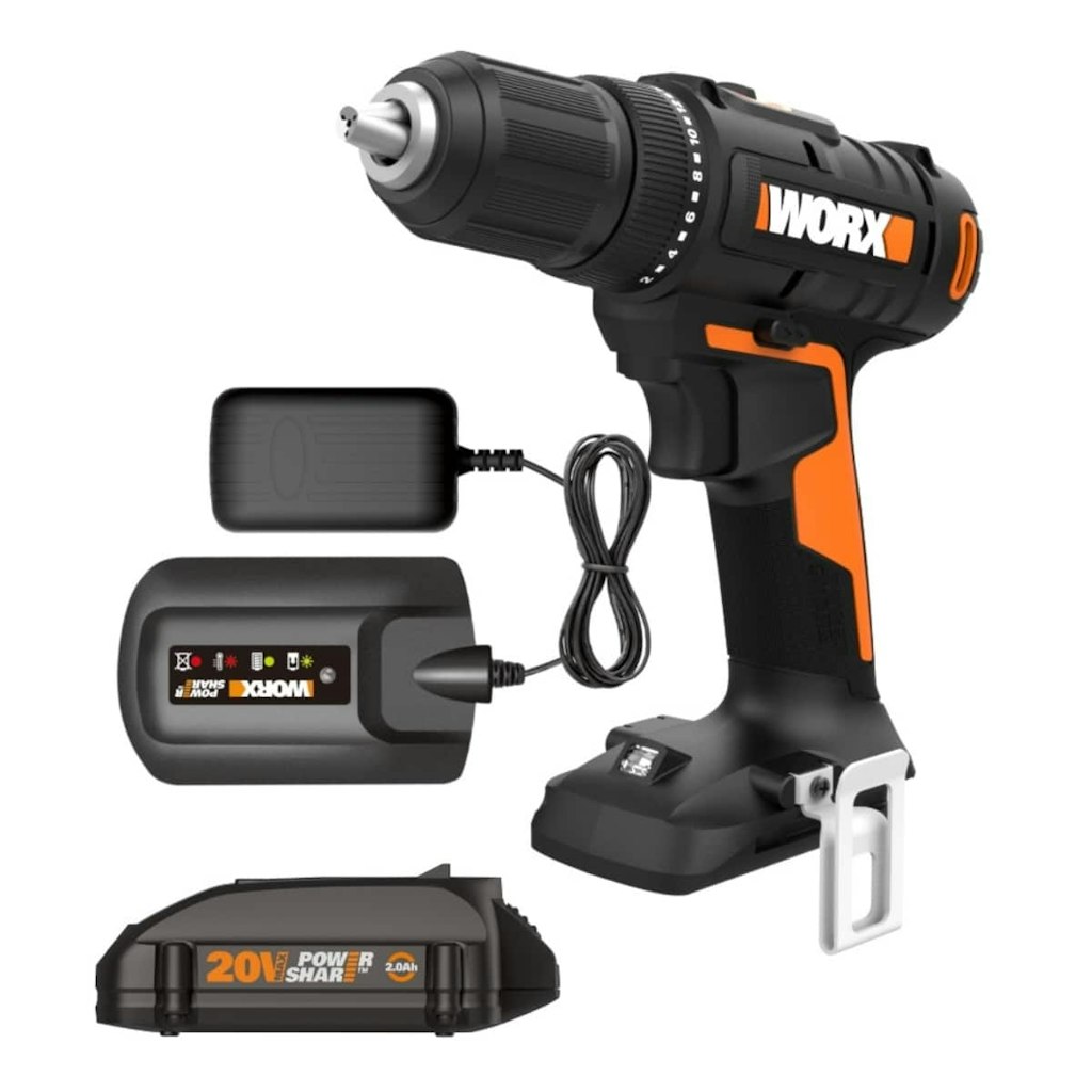 Worx 20V PowerShare 1/2-inch Cordless Drill Driver Kit: $89.99 Worx 20V PowerShare 1/2-inch Cordless Drill Driver Kit: $89.99