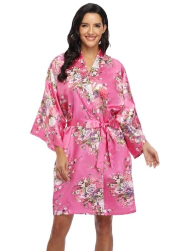 Women's Plus Size Silky Floral Robe: $9.99 Women's Plus Size Silky Floral Robe: $9.99