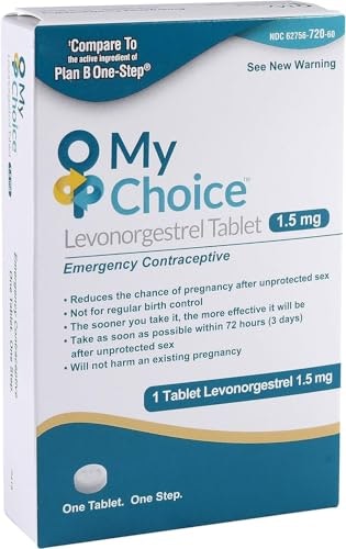 Ohm My Choice Levonorgestrel 1.5mg Emergency Contraceptive Tablet: $6.17 Ohm My Choice Levonorgestrel 1.5mg Emergency Contraceptive Tablet: $6.17