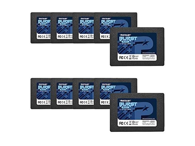 Patriot Burst Elite SATA 3 120GB SSD 10-Pack: $220