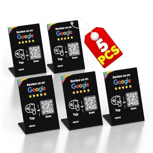 Revlixi Google Review Stand 5-Pack: $49.98 Revlixi Google Review Stand 5-Pack: $49.98