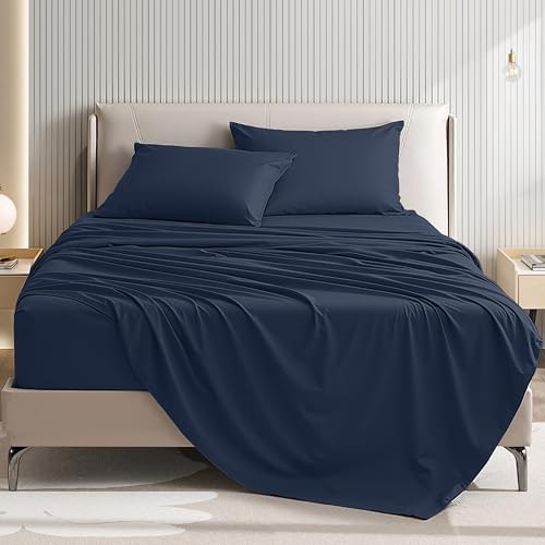 Usxibei King Size 4-Piece Bed Sheet Set: $16.99 Usxibei King Size 4-Piece Bed Sheet Set: $16.99