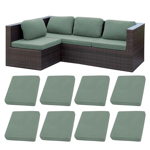 Outdoor Sofa Cushion Cover Replacement 8-Pack: $48.58 Outdoor Sofa Cushion Cover Replacement 8-Pack: $48.58