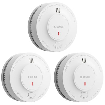 X-Sense 10-Year Battery Photoelectric Smoke Detector 3-Pack for $94 + free shipping