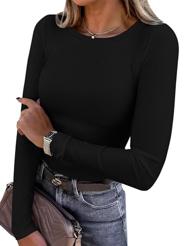 Prettygarden Women's Long Sleeve Basic Tee: $9.98