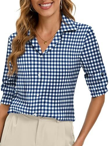 Syewan Women's Satin Long Sleeve V-Neck Blouse: $19.99 Syewan Women's Satin Long Sleeve V-Neck Blouse: $19.99
