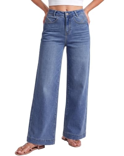 Luvamia Women's Baggy Denim Jeans: $30.59