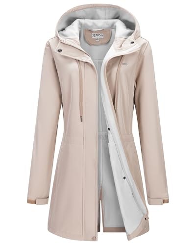 33,000ft Women's Fleece Lined Waterproof Hooded Softshell Jacket: $50.99 33,000ft Women's Fleece Lined Waterproof Hooded Softshell Jacket: $50.99