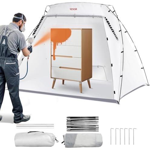 Vevor 7.5x5.2x5.2-Foot Portable Paint Booth: $29.61 Vevor 7.5x5.2x5.2-Foot Portable Paint Booth: $29.61