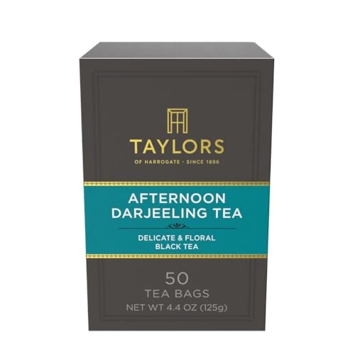 Taylors of Harrogate Afternoon Darjeeling Black Tea 50-Count: $6.01 Taylors of Harrogate Afternoon Darjeeling Black Tea 50-Count: $6.01