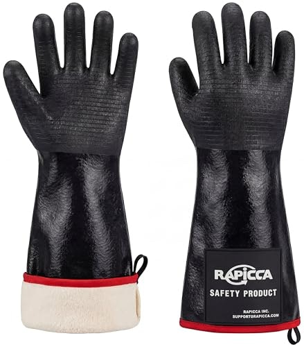 Rapicca 14-inch Heat-Resistant BBQ Grill Gloves: $23.99 Rapicca 14-inch Heat-Resistant BBQ Grill Gloves: $23.99