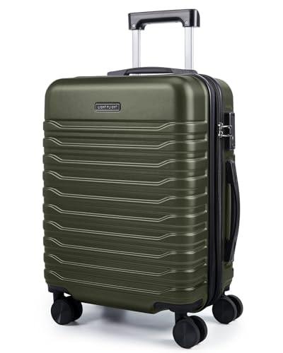 Light Flight 20-inch Expandable Carry-On Luggage: $55.99