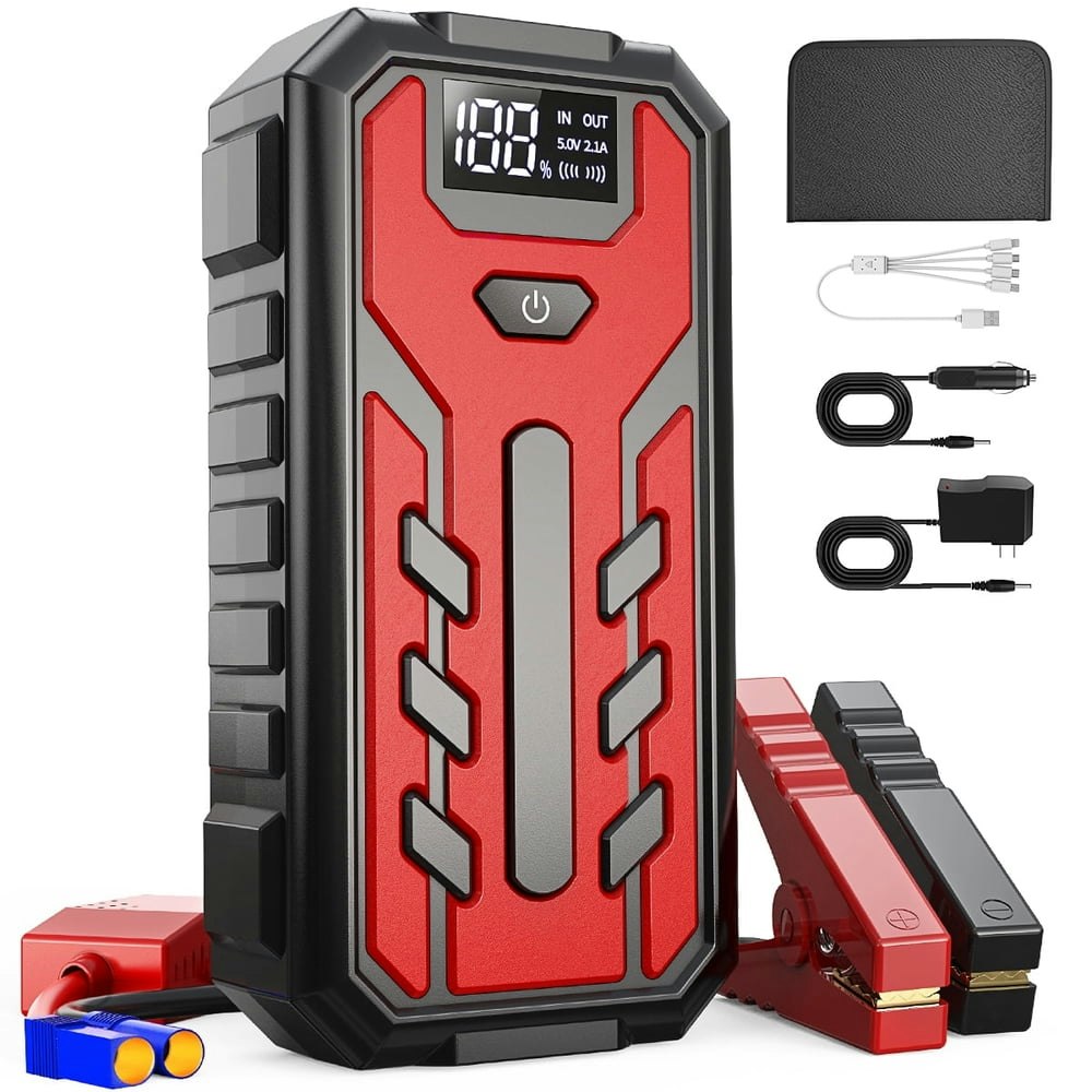 4,000A 39,800mAh Portable Car Jump Starter: $42.99