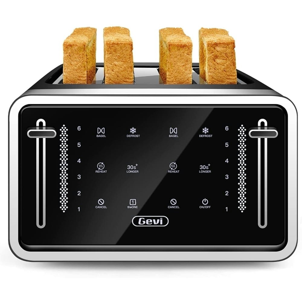 Gevi 4-Slice Digital Touchscreen Toaster: $51.40 Gevi 4-Slice Digital Touchscreen Toaster: $51.40