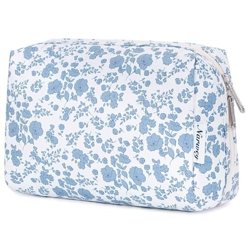 Narwey Large Floral Travel Makeup Bag: $8.49 Narwey Large Floral Travel Makeup Bag: $8.49