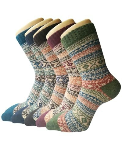 Senker Women's Wool Crew Boot Socks 5-Pack: $7.99 Senker Women's Wool Crew Boot Socks 5-Pack: $7.99
