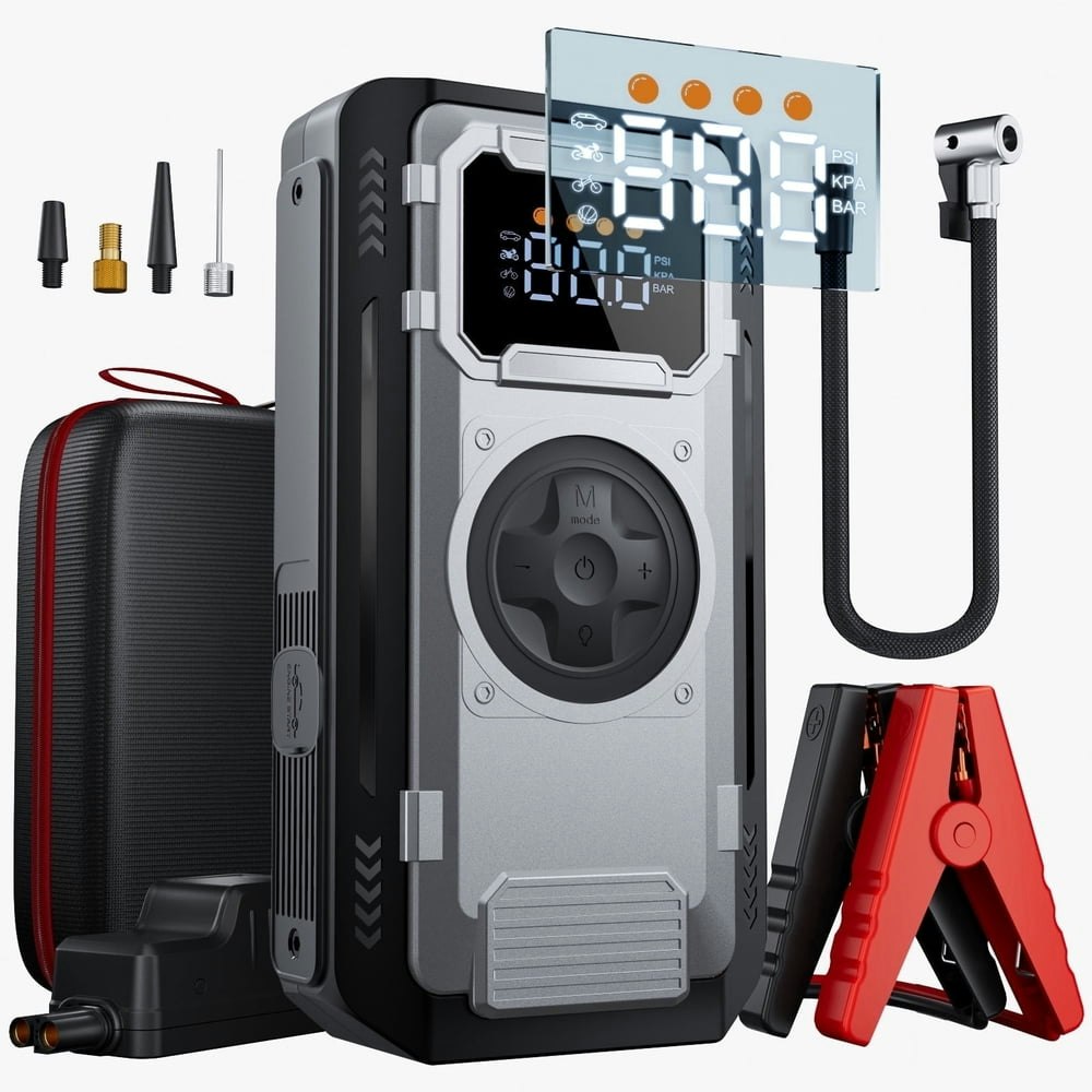 Dyeetic 5,000A 150-PSI Jump Starter and Air Compressor: $44.89 Dyeetic 5,000A 150-PSI Jump Starter and Air Compressor: $44.89