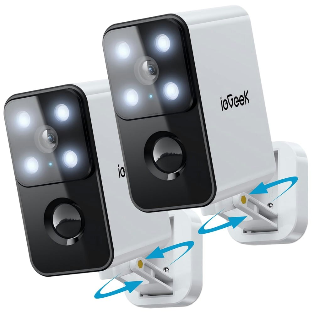 ieGeek 2K 180° Wireless Outdoor Security Camera 2-Pack: $56.98 ieGeek 2K 180° Wireless Outdoor Security Camera 2-Pack: $56.98