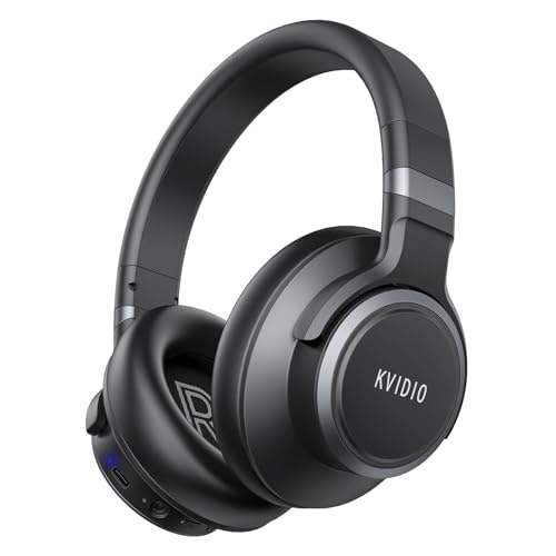 Kvidio Hybrid Active Noise Cancelling Over-Ear Headphones: $22.97