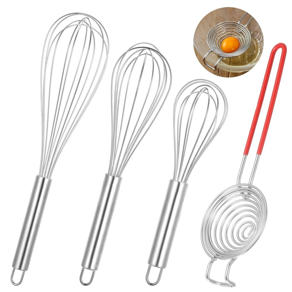 Topekada Stainless Steel Egg Whisk Set 3-Pack: $8.54 Topekada Stainless Steel Egg Whisk Set 3-Pack: $8.54