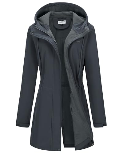 33,000ft Women's Fleece Lined Waterproof Hooded Softshell Jacket: $50.99 33,000ft Women's Fleece Lined Waterproof Hooded Softshell Jacket: $50.99