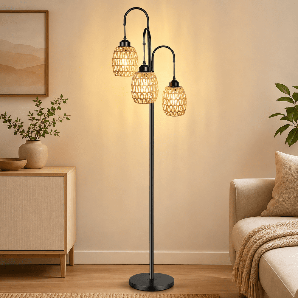 Outon 69-Inch 3-Light Tree Floor Lamp: $49.99 Outon 69-Inch 3-Light Tree Floor Lamp: $49.99