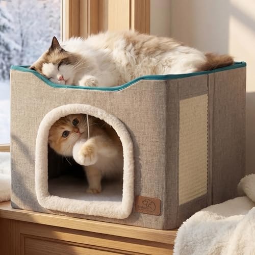 Bedsure Indoor Cat House Bed: $23.96 Bedsure Indoor Cat House Bed: $23.96