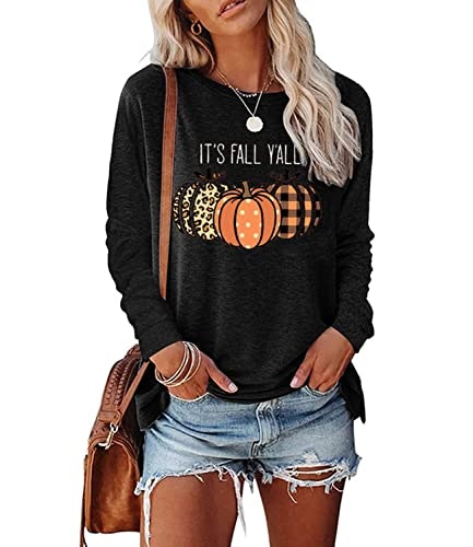 Baokuan Women's Pumpkin Graphic Crewneck Sweatshirt: $19.54 Baokuan Women's Pumpkin Graphic Crewneck Sweatshirt: $19.54