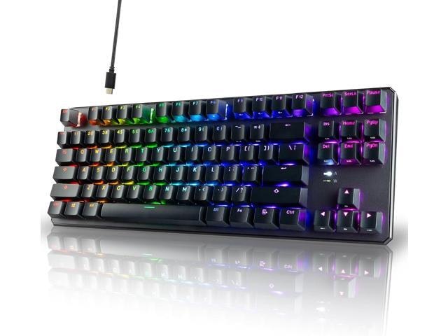 Tecware Phantom+ 87-Key RGB Mechanical Gaming Keyboard: $118.55