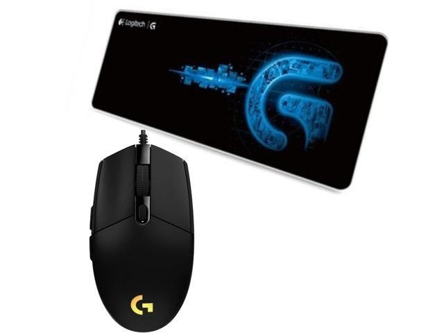 Logitech G102 2nd Gen Wired Gaming Mouse and Desk Mat Combo: $45.99