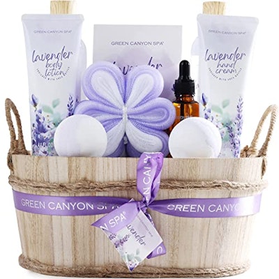 Green Canyon 11-Piece Lavender Spa Gift Set for $22 + free shipping w/ Prime