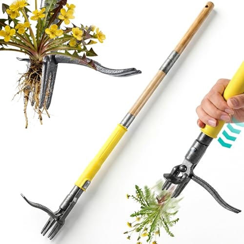 Weed Puller Tool with 3-Section Long Handle: $20.98 Weed Puller Tool with 3-Section Long Handle: $20.98